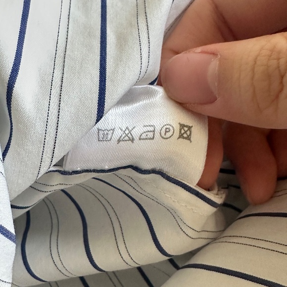 Loro Piana Striped Long Sleeve Button-Up Top IT 42 - Picture 6 of 11